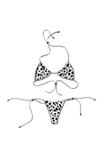 Ona Dalmatian Print Nylon Spandex Bikini